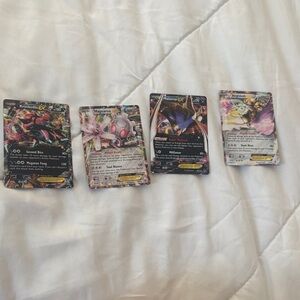 Set of 4 Pokémon EX Cards